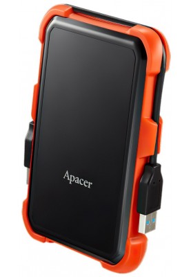 Зовнішній жорсткий диск 2.5" USB 1.0TB Apacer AC630 Black/Orange (AP1TBAC630T-1)