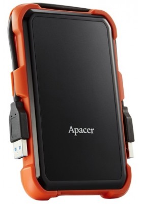 Зовнішній жорсткий диск 2.5" USB 1.0TB Apacer AC630 Black/Orange (AP1TBAC630T-1)