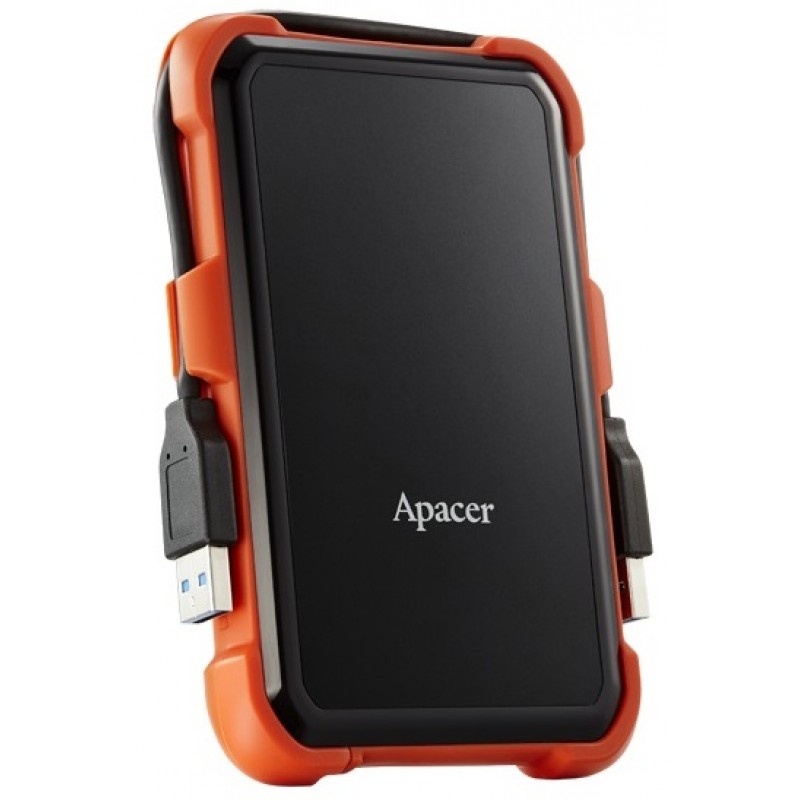 Зовнішній жорсткий диск 2.5" USB 1.0TB Apacer AC630 Black/Orange (AP1TBAC630T-1)