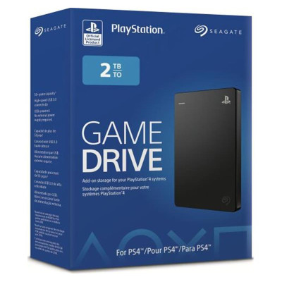 Зовнішній жорсткий диск 2.5` USB 2.0TB Seagate Game Drive for PS4 Black (STGD2000200)