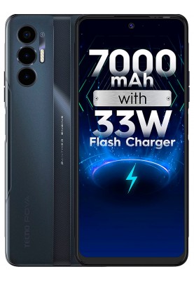 Смартфон Tecno Pova-3 (LF7n) 6/128GB Dual Sim Eco Black (4895180781629)