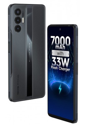 Смартфон Tecno Pova-3 (LF7n) 6/128GB Dual Sim Eco Black (4895180781629)