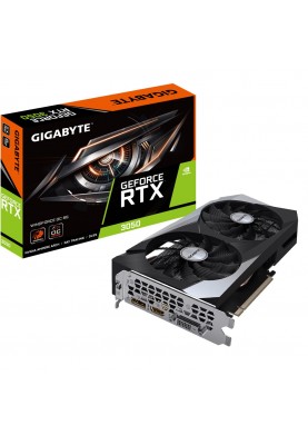 Відеокарта GF RTX 3050 8GB GDDR6 WindForce OC Gigabyte (GV-N3050WF2OC-8GD)