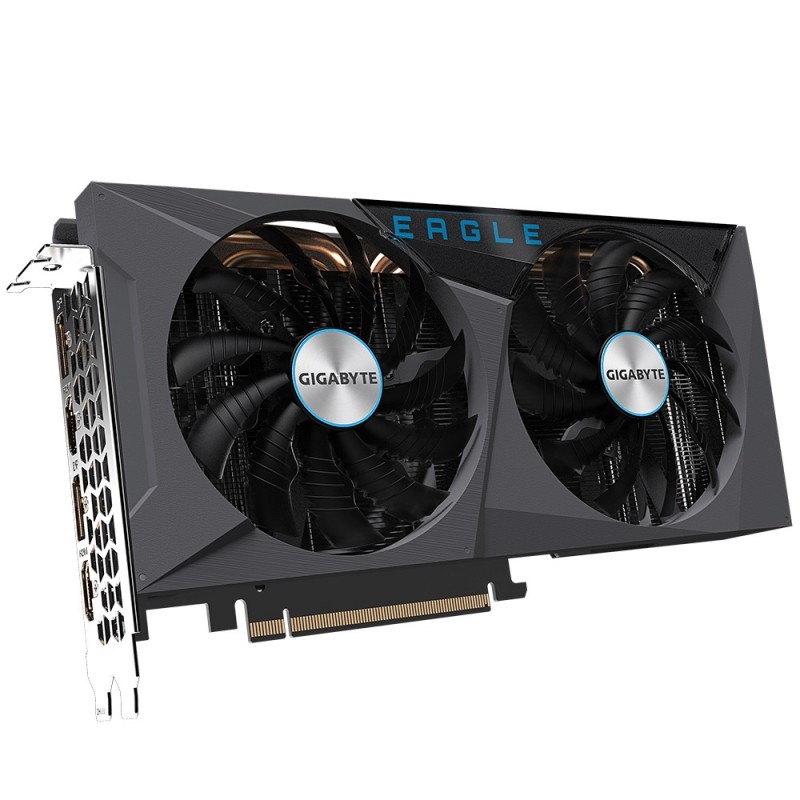 Відеокарта GF RTX 3060 12GB GDDR6 Eagle Gigabyte (GV-N3060EAGLE-12GD 2.0)