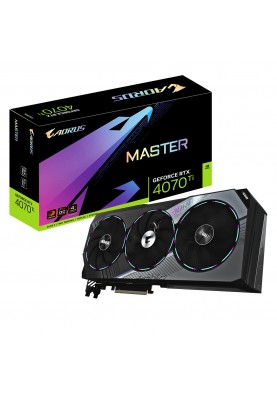 Відеокарта GF RTX 4070 Ti 12GB GDDR6X Aorus Master Gigabyte (GV-N407TAORUS M-12GD)