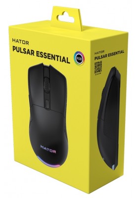 Мишка Hator Pulsar Essential Black (HTM-312) USB