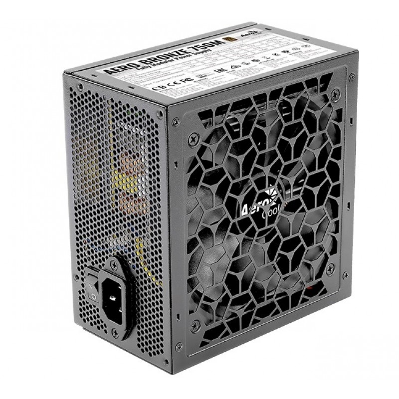 Блок живлення AeroCool Aero Bronze 750M Fully Modular (ACPB-AR75AEC.1M) 750W