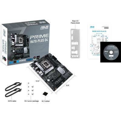Материнська плата Asus Prime H670-PLUS D4 Socket 1700