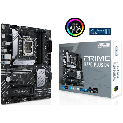 Материнська плата Asus Prime H670-PLUS D4 Socket 1700