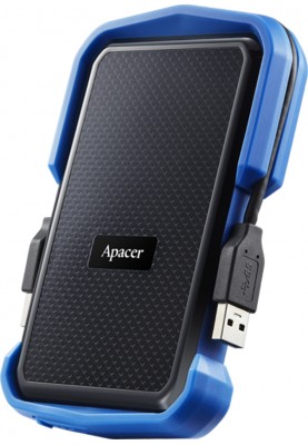 Зовнішній жорсткий диск 2.5" USB 2.0TB Apacer AC631 Black/Blue (AP2TBAC631U-1)