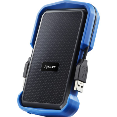 Зовнішній жорсткий диск 2.5" USB 2.0TB Apacer AC631 Black/Blue (AP2TBAC631U-1)