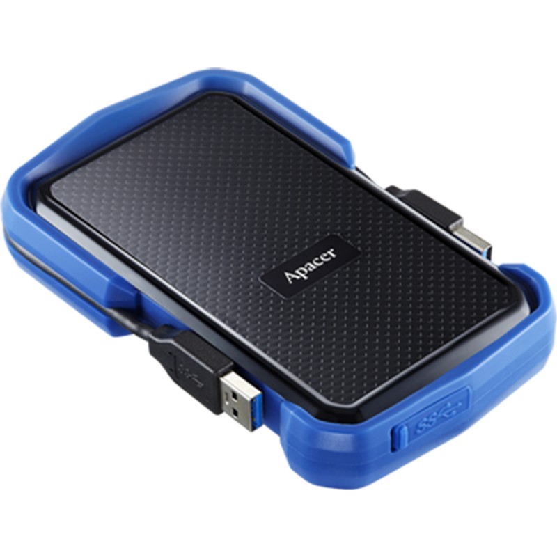 Зовнішній жорсткий диск 2.5" USB 2.0TB Apacer AC631 Black/Blue (AP2TBAC631U-1)