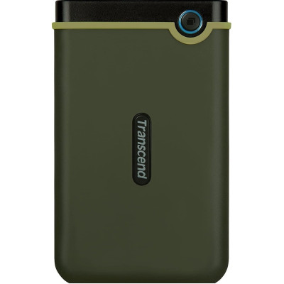Накопичувач зовнiшнiй HDD 2.5" USB 2.0TB Transcend StoreJet 25M3 Military Green Slim (TS2TSJ25M3G)