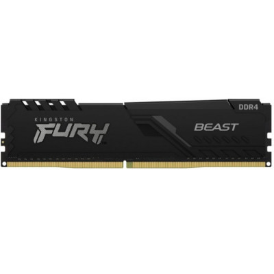 Модуль пам`ятi DDR4 4GB/2666 Kingston Fury Beast Black (KF426C16BB/4)