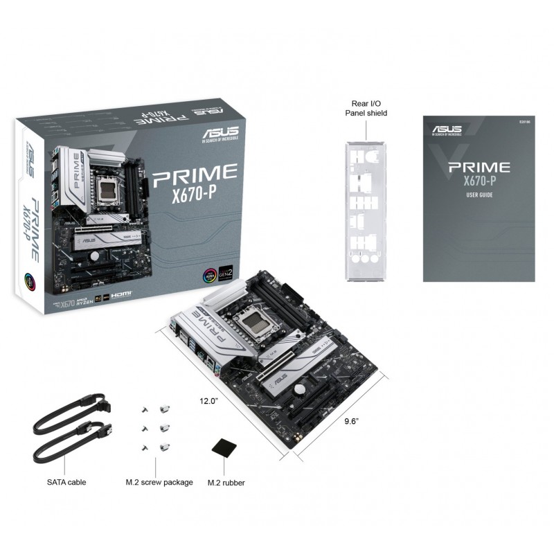 Материнська плата Asus Prime X670-P Socket AM5