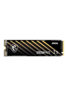 Накопичувач SSD 2TB MSI Spatium M470 M.2 2280 PCIe 4.0 x4 NVMe 3D NAND TLC (S78-440Q470-P83)