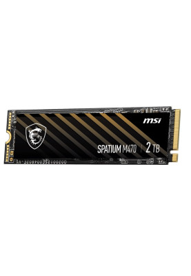 Накопичувач SSD 2TB MSI Spatium M470 M.2 2280 PCIe 4.0 x4 NVMe 3D NAND TLC (S78-440Q470-P83)