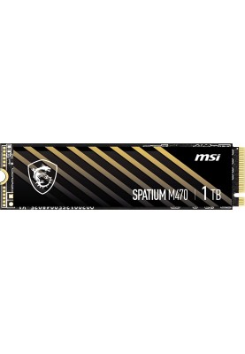 Накопичувач SSD 1TB MSI Spatium M470 M.2 2280 PCIe 4.0 x4 NVMe 3D NAND TLC (S78-440L900-P83)