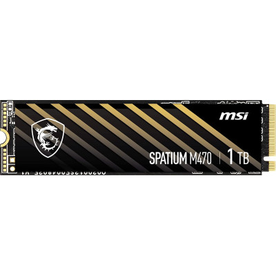 Накопичувач SSD 1TB MSI Spatium M470 M.2 2280 PCIe 4.0 x4 NVMe 3D NAND TLC (S78-440L900-P83)