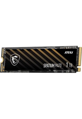 Накопичувач SSD 1TB MSI Spatium M470 M.2 2280 PCIe 4.0 x4 NVMe 3D NAND TLC (S78-440L900-P83)