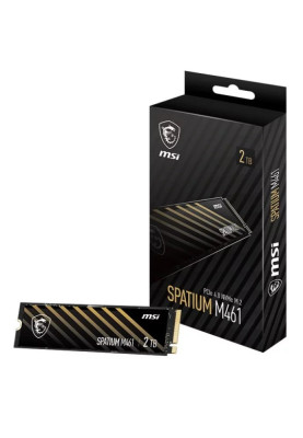 Накопичувач SSD 2TB MSI Spatium M461 M.2 2280 PCIe 4.0 x4 NVMe 3D NAND TLC (S78-440Q550-P83)