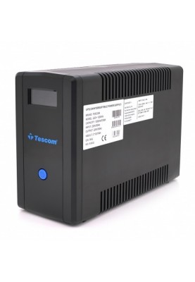 Джерело безперебійного живлення Tescom Leo+ 1200VA, LCD, AVR, 4xSchuko, 2x12V7Ah, RS232, USB, RJ45, пластик (TCM1200/29693)