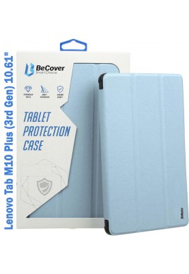 Чохол-книжка BeCover Soft Edge для Lenovo Tab M10 Plus TB-125F (3rd Gen)/K10 Pro TB-226 10.61" Light Blue (708370)