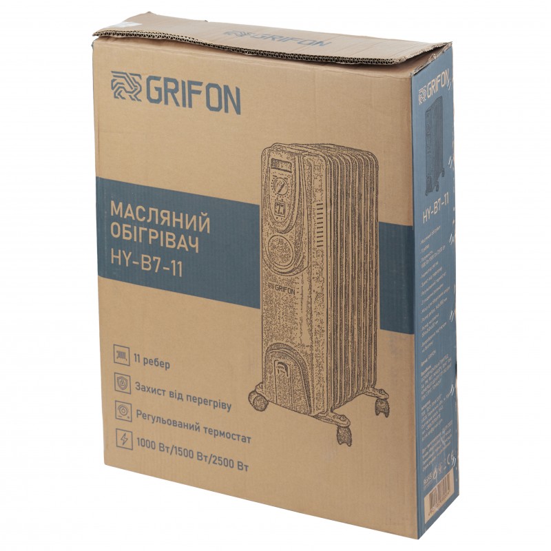 Масляний радіатор Grifon HY-B7-11