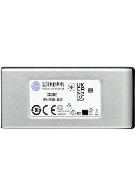 Накопичувач зовнішній SSD Portable USB 2.0ТB Kingston XS2000 Silver (SXS2000/2000G)