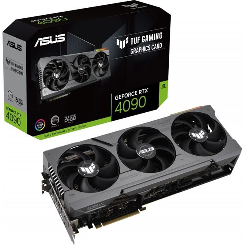 Відеокарта GF RTX 4090 24GB GDDR6X TUF Gaming Asus (TUF-RTX4090-24G-GAMING)