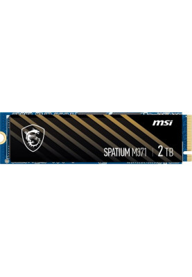 Накопичувач SSD 2TB MSI Spatium M371 M.2 2280 PCIe 4.0 x4 NVMe 3D NAND TLC (S78-440Q450-P83)
