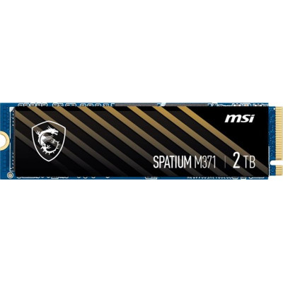 Накопичувач SSD 2TB MSI Spatium M371 M.2 2280 PCIe 4.0 x4 NVMe 3D NAND TLC (S78-440Q450-P83)