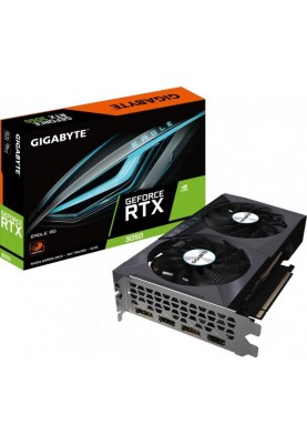 Відеокарта GF RTX 3050 8GB GDDR6 Eagle Gigabyte (GV-N3050EAGLE-8GD)