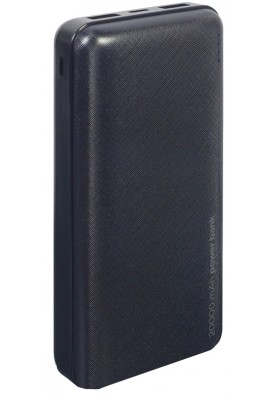 Універсальна мобільна батарея Gembird 20000mAh Black (PB20-02)
