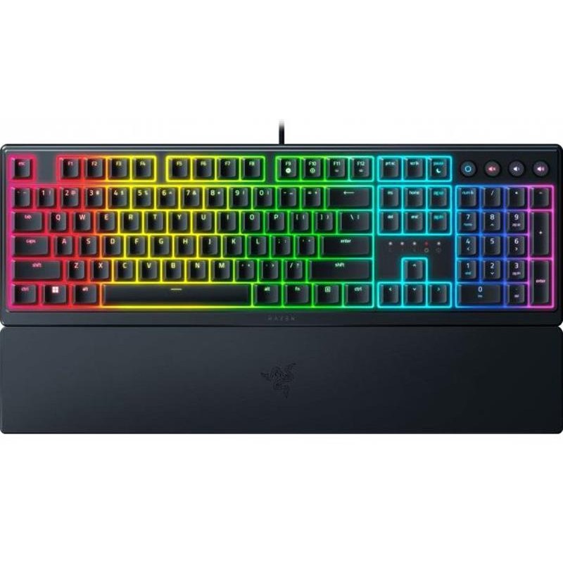 Клавiатура Razer Ornata V3 Black (RZ03-04460800-R3R1)