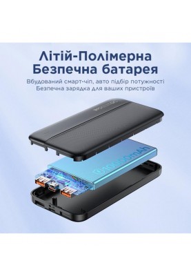 Універсальна мобільна батарея Remax RPP-212 Tinyl 10000mAh Black (RPP-212)