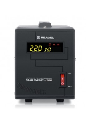 Стабілізатор REAL-EL Stab Energy-500 Black