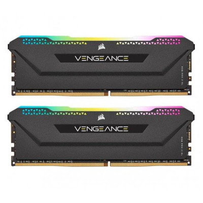 Модуль пам`ятi DDR4 2x16GB/3200 Corsair Vengeance RGB Pro SL Black (CMH32GX4M2E3200C16)