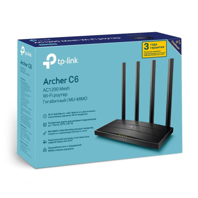 Бездротовий маршрутизатор TP-Link Archer C6 V3