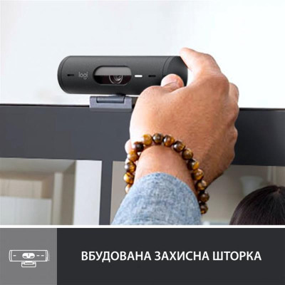 Веб-камера Logitech Brio 500 Graphite (960-001422) Веб-камера Logitech Brio 500 Graphite (960-001422)