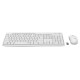Комплект (клавiатура, миша) бездротовий Logitech MK295 Combo White (920-009824)