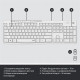 Комплект (клавiатура, миша) бездротовий Logitech MK295 Combo White (920-009824)