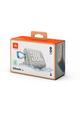 Акустична система JBL GO 3 Eco White (JBLGO3ECOWHT)