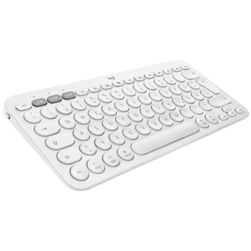 Клавіатура бездротова Logitech Wireless K380 UA Offwhite (920-010407)
