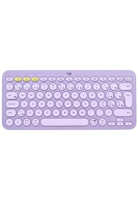 Клавіатура бездротова Logitech K380 Multi-Device Bluetooth Lavender Lemonade (920-011166)
