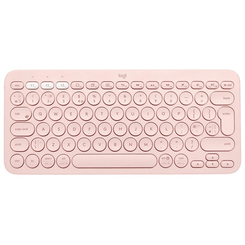 Клавіатура бездротова Logitech K380 Multi-Device Bluetooth Rose (920-009867)