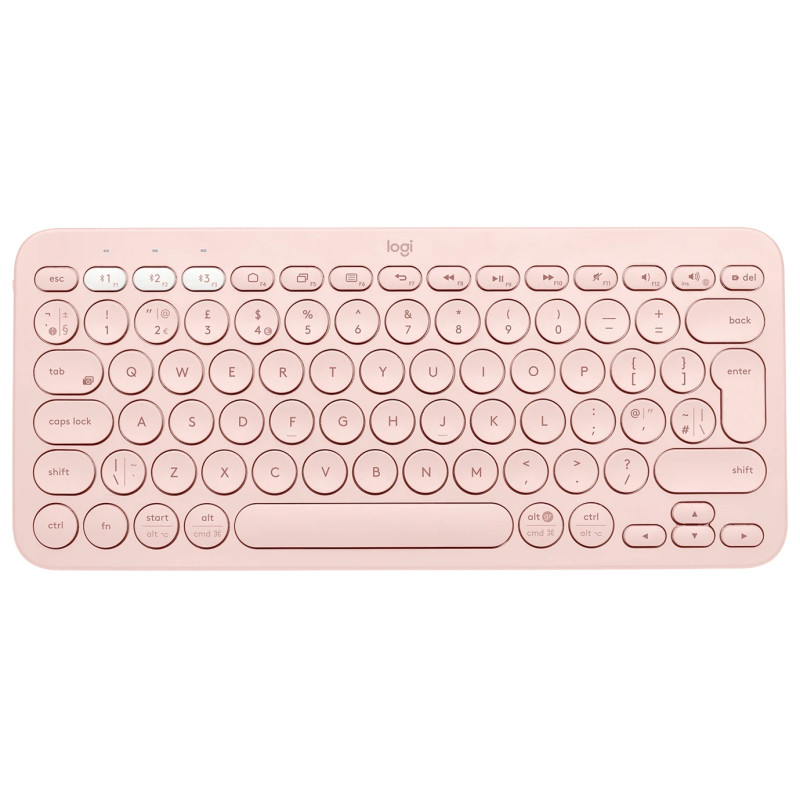 Клавіатура бездротова Logitech K380 Multi-Device Bluetooth Rose (920-009867)