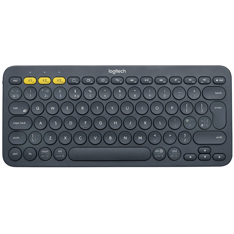 Клавіатура бездротова Logitech K380 Multi-Device Bluetooth Black (920-007582)