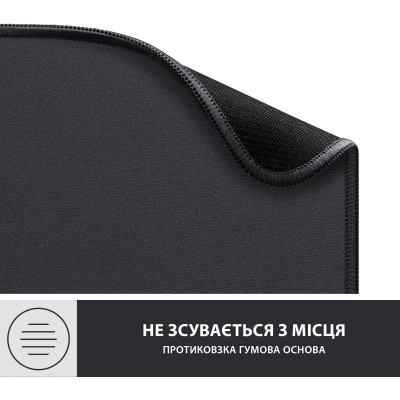 Ігрова поверхня Logitech Mouse Pad Studio Graphite (956-000049) Ігрова поверхня Logitech Mouse Pad Studio Graphite (956-000049)