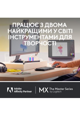 Миша Bluetooth Logitech MX Master 3S For Mac Space Grey (910-006571)